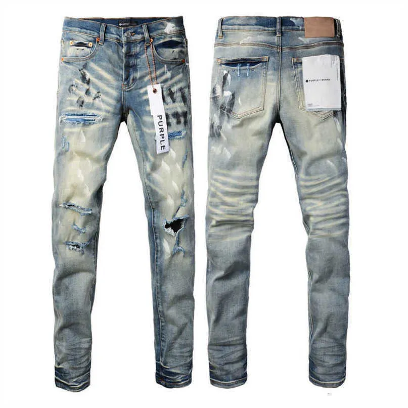 Púrpura marca jeans 2024 diseñador de primavera para hombre pantalones de mezclilla pantalones de moda diseño recto retro streetwear casual pantalones de chándal usa high street 76bp