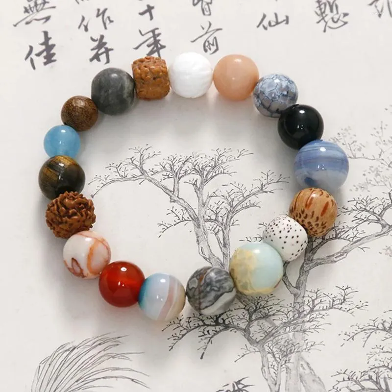 Charm Bracelets Store Bracelet Agate Beads Rosary Jewelry Decorative Hand String