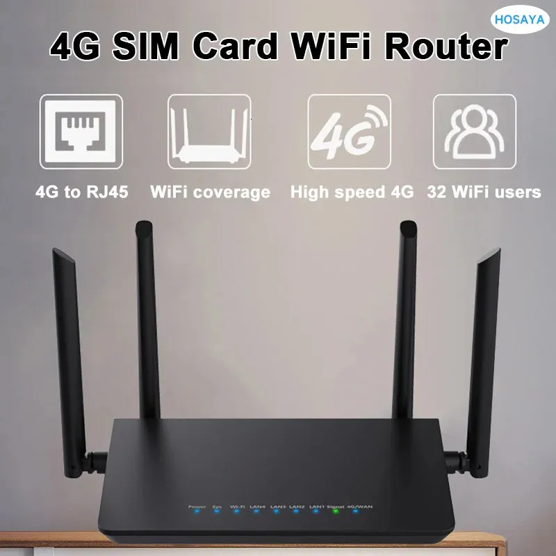 DHgate.com:4G LTE CPE Router, 300Mbps CAT4 32 WiFi Users RJ45 WAN LAN ...