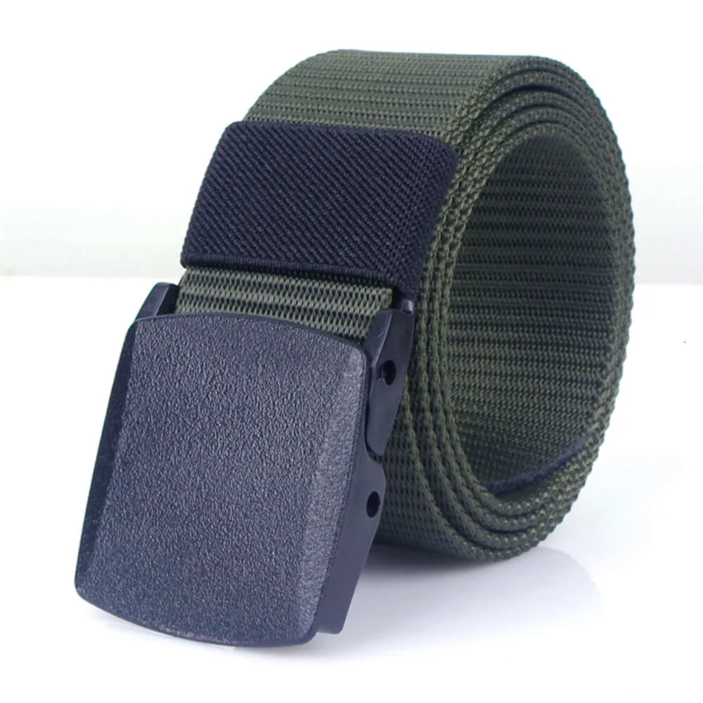 Ceinture en toile de nylon pour hommes, respirante et confortable, 3.8cm, boucle lisse personnalisée, bon marché, vente en gros, offre spéciale