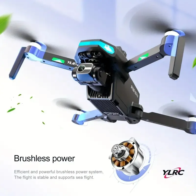 S135 Drone met HD dubbele camera, radarhindernis vermijden, GPS-positionering Automatische terugkeer UAV, anti-shake HD Luchtfotografie Drone