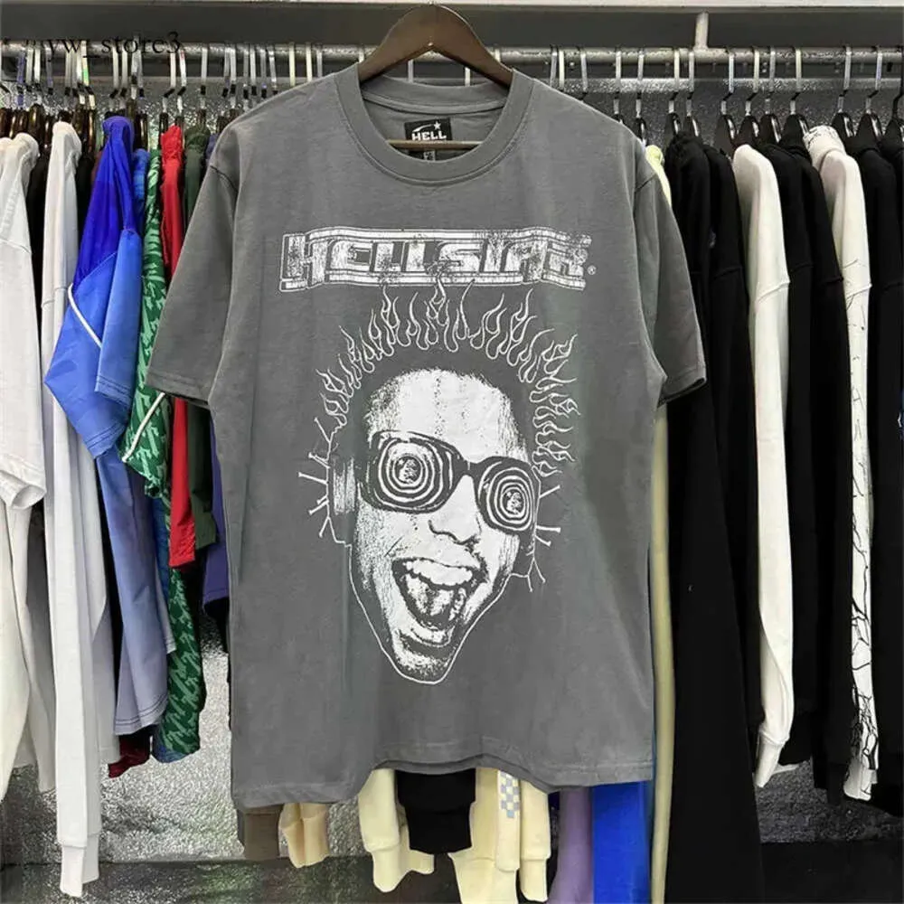 Hellstar Designer Luxury Erkek Tişörtleri 2023 Hellstar Gömlek Kısa Kollu Tee Erkekler Kadın Yüksek Kaliteli Sokak Giyim Hip Hop Moda T Shirt Hell Star Hellstar Kısa 4680
