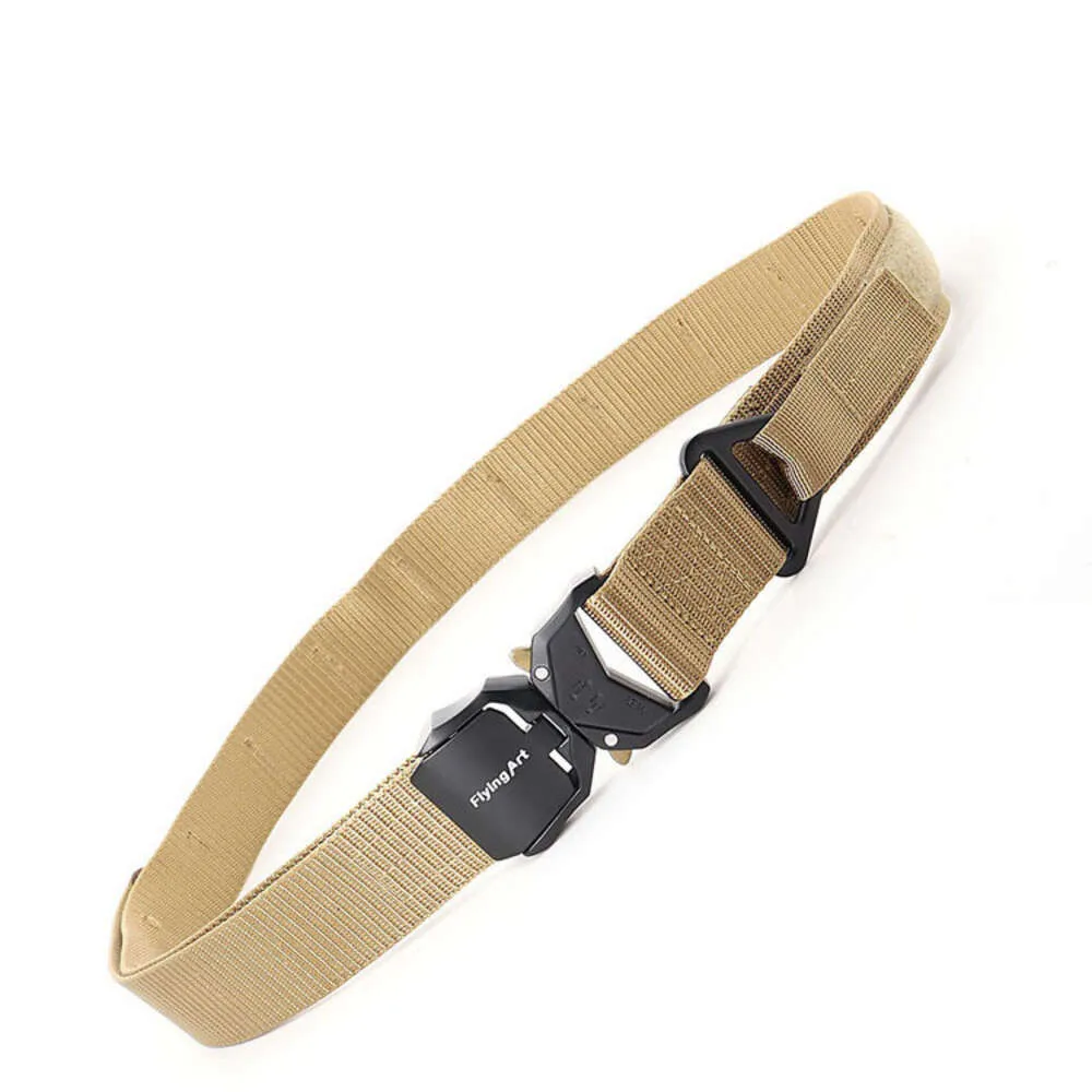 Ceinture tactique multifonctionnelle en Nylon CS, en alliage personnalisable, à dégagement rapide, décontractée, vente en gros