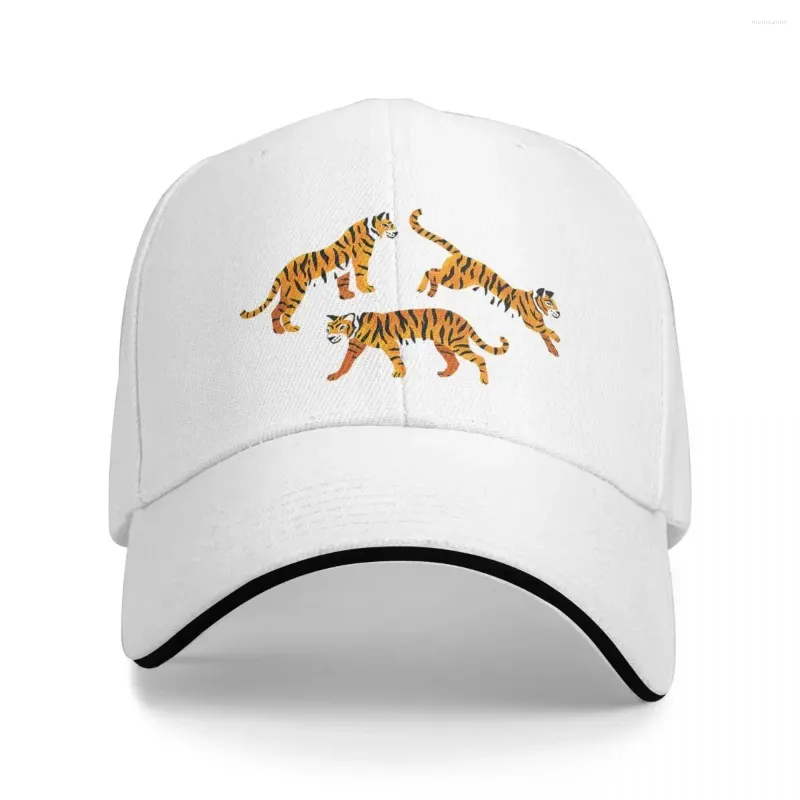 Berets Bengal Tigers - Bonés de beisebol marinho snapback moda chapéus respiráveis casuais ao ar livre para homens e mulheres policromáticas