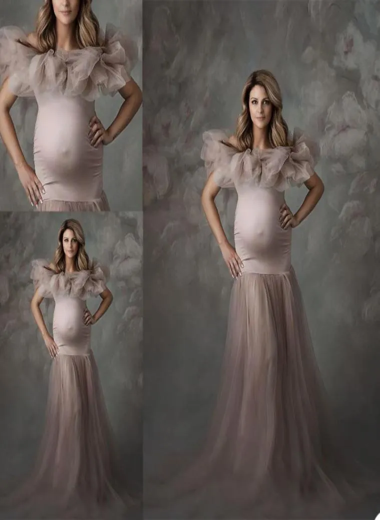 Maternity Sleepwear Dresses For Po Shoot Pregnant Women Pography Props Custom Made Weddiing Party Cheap Women Sleepgown4602117