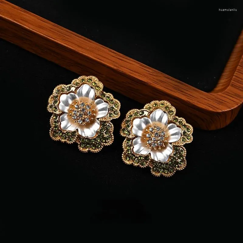 Stud Earrings Sweet And Romantic Meticulously Designed Crafted Banquet Attendance Dress With Eye-catching Ear Studs