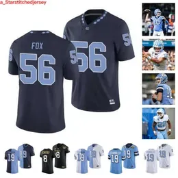 North Carolina Tar Heels Football jersey 4 Caleb Hood 33 Cedric Gray 15 Conner Harrell 51 R.J. Grigsby 74 Justin Kanyuk 13 Tylee Craft 52 Jonathan Adorno 21 Elijah Green