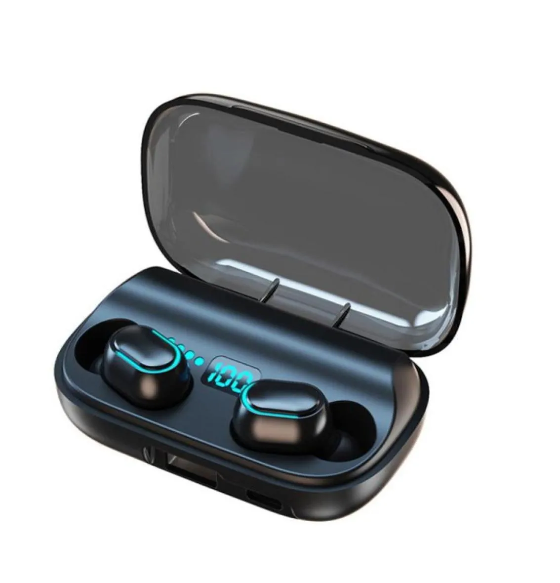 T11 TWSワイヤレスヘッドフォンBluetooth 50 Inear Earphone 3300MAH充電ビンステレオイヤホンIPX7スポーツ防水ヘッドセットPK F98561932579