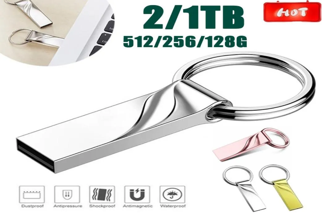 USB Gadgets Pen Metal USB Flash Drive Yüksek Hız 32GB 2TB Bellek Çubuğu 2340293