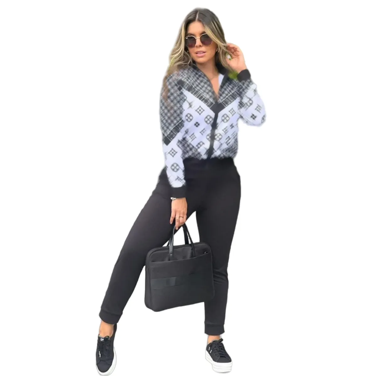 2024 Designer Two Piece Pants Tracksuits Women Casual Print Jacket och byxor sätter gratis fartyg