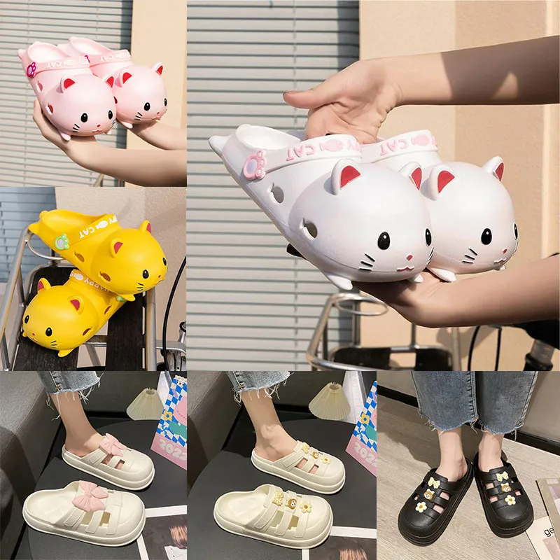 Couple Slippers Womens Shoes Mens Shoe soft comfortable Slippers Men Indoor Outdoor Personality Home Cute Cartoon Slippers Trendy Cats