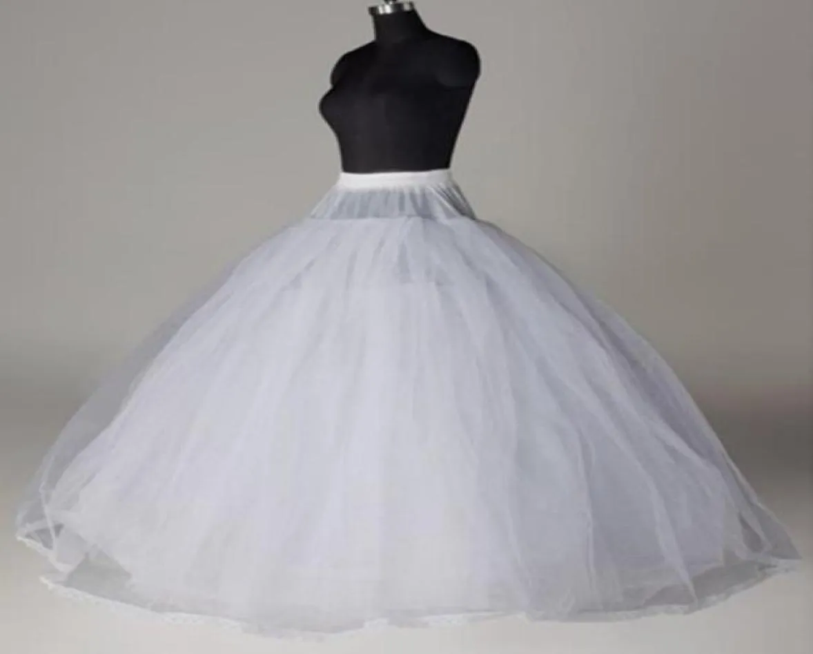 8 warstwy Tiul Tiul Non Hoops Petticoats na przyjęcie weselne Puffy spódnica sukienki w stylu sukni balowej Crinoline Bridal Inner Squult AL26306538916