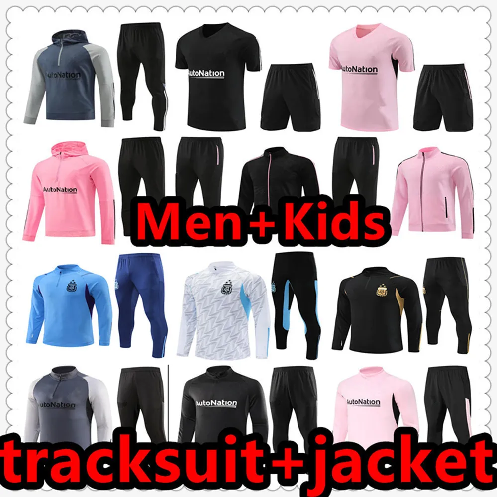 22 23 24 trainingspak voetbalshirts voetbalshirt trainingsjas broek 2023 2024 chandal futbol survetement voet maillot de shirt mannen en kinderen