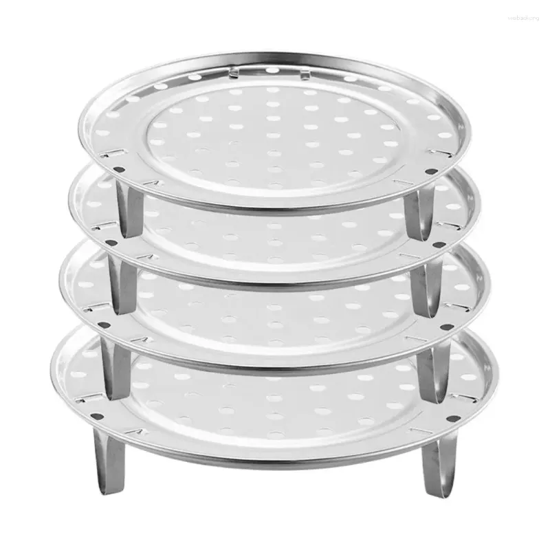 Double Boilers 20/22/ 24/26cm Steamer Shelf Multifunction Stainless Steel Rack Durable Pot Steaming Tray Stand Kitchen Accessories