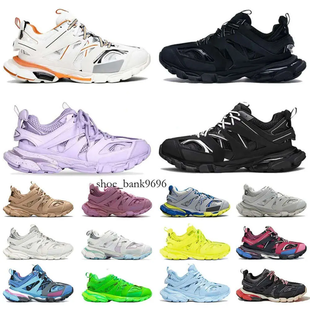 2024 Arrivée Nouveau Triple S 3.0 Hommes Femmes Robe Chaussures Designer Talon Classique Noir Blanc Beige Violet Rose Mocassins De Luxe Grand-Père Haut Baskets Femmes Hommes Houes