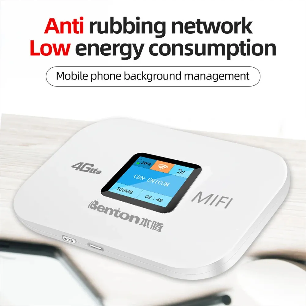 Hotspot WiFi Portable 5G 300 Mbps Débloqué - Modem USB 4G LTE + Batterie 3200 MAh + Slot SIM