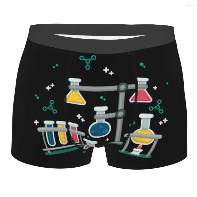 Underpants Amazing Chemistry Underwear Male Print Custom Science Laboratory Technology Boxer Shorts Panties Briefs Soft