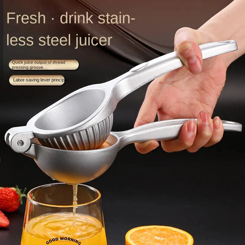 Manual Stainless Steel Fruit Juicer Hand held Orange Squeezer for Juicing