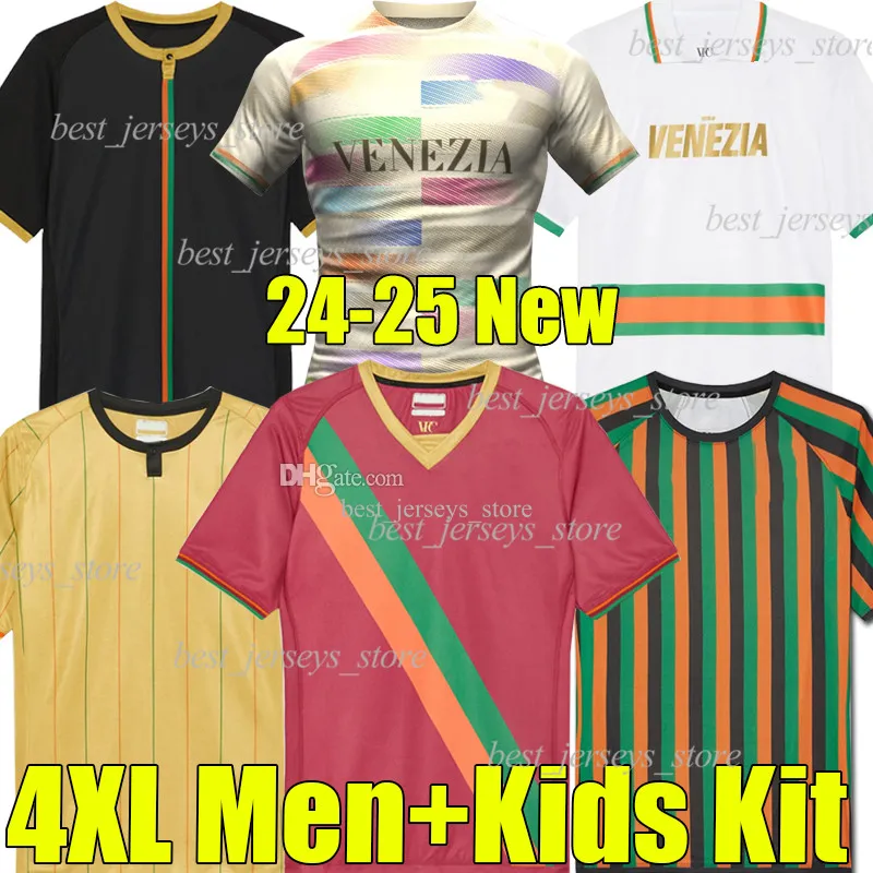 XXXL 4XL 23/24/25 Venezia FC Konsept Futbol Formaları Aramu Forte 2023 2024 Ev Away Busio 27# Futbol Gömlekleri Erkek Çocuk Kiti Üniformaları Ön Maç Eğitim Kalecisi