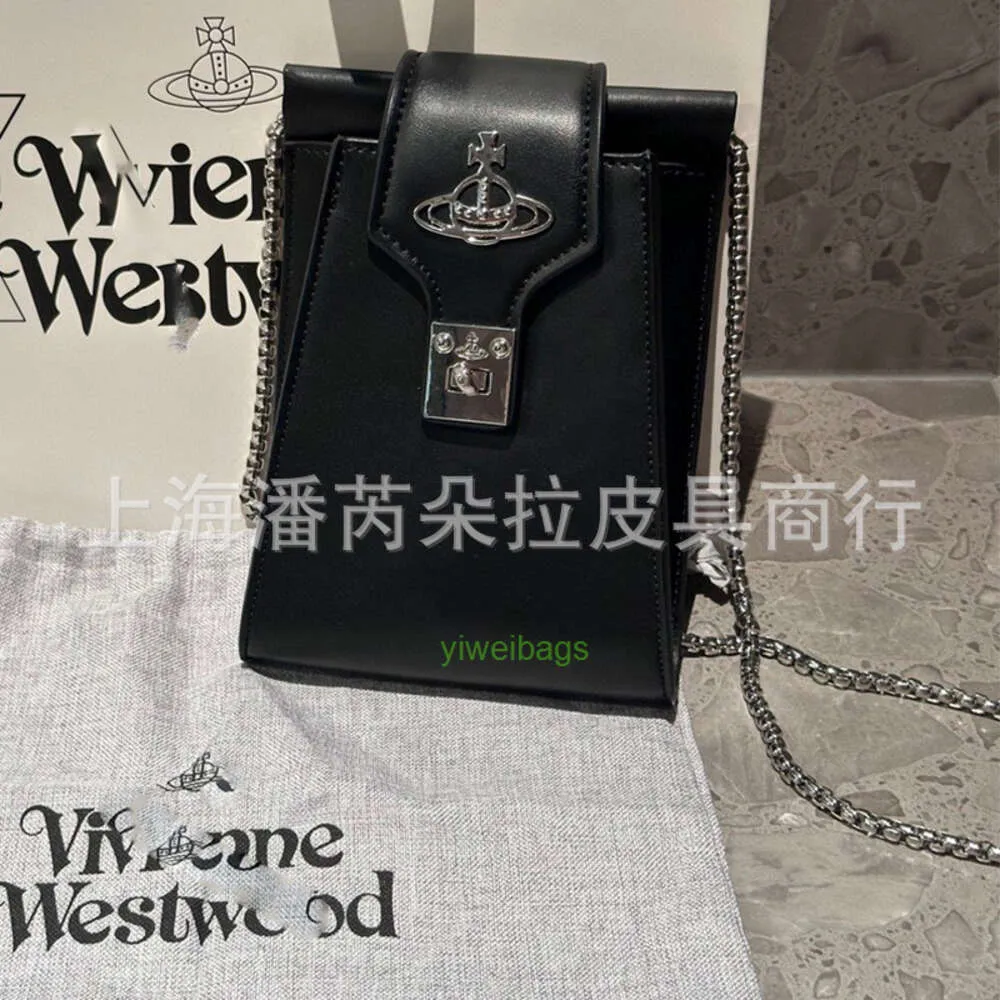 Vivianeism Westwoodism Bage Mini Mini Mini Dowager's Saturn سلسلة الهاتف المحمول حقيبة كتف للنساء