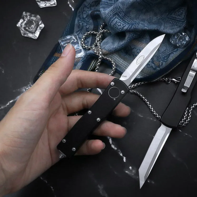 Mini Automatisk fickkniv EDC Taktiskt militärt självförsvarjakt Camping 3 Styles D2 Blade Multi Tool