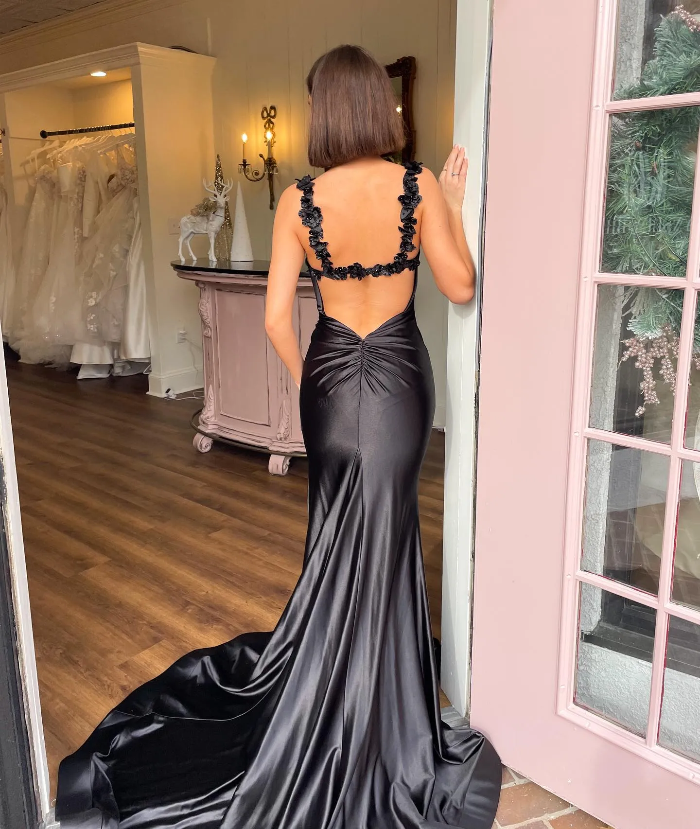 long black party dress Sexy Mermaid Sweetheart Sequin Slit Prom Dresses Dres Colors:Indigo Ortho+rest Women Bunion Dress women's christmas outfits Sleeve length is wrist