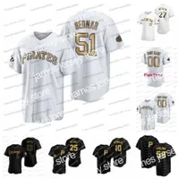 Baseball Jerseys 51 David Bednar 2022 All-star Game Jersey PIRATE Bryan Reynolds Ke'Bryan Hayes Daniel Vogelbach Michael Chavis Diego Castillo Jack Suwinski