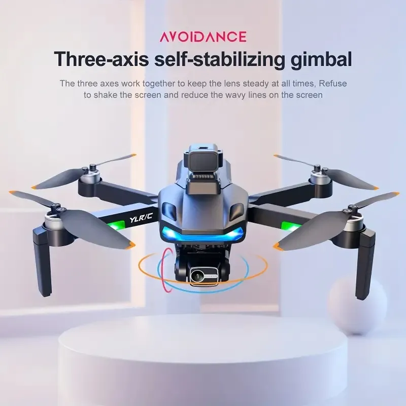 S135 GPS -drone med HD Professional Dual Camera, Standard WiFi FPV Brushless Motor Folding Quadcopter UAV