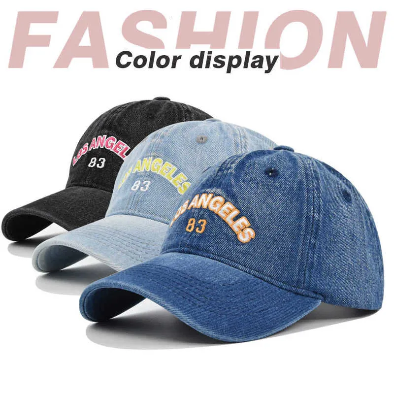 Designerskie czapki Ball Caps Wysokiej jakości kowboj haftowany czapka baseballowa Los Angeles Haftowa kaczka z kaczki