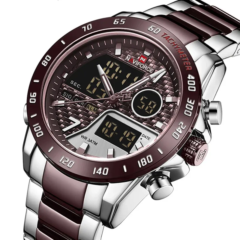 PINDOWS Montres Pour Homme - Montre Militaire Numérique