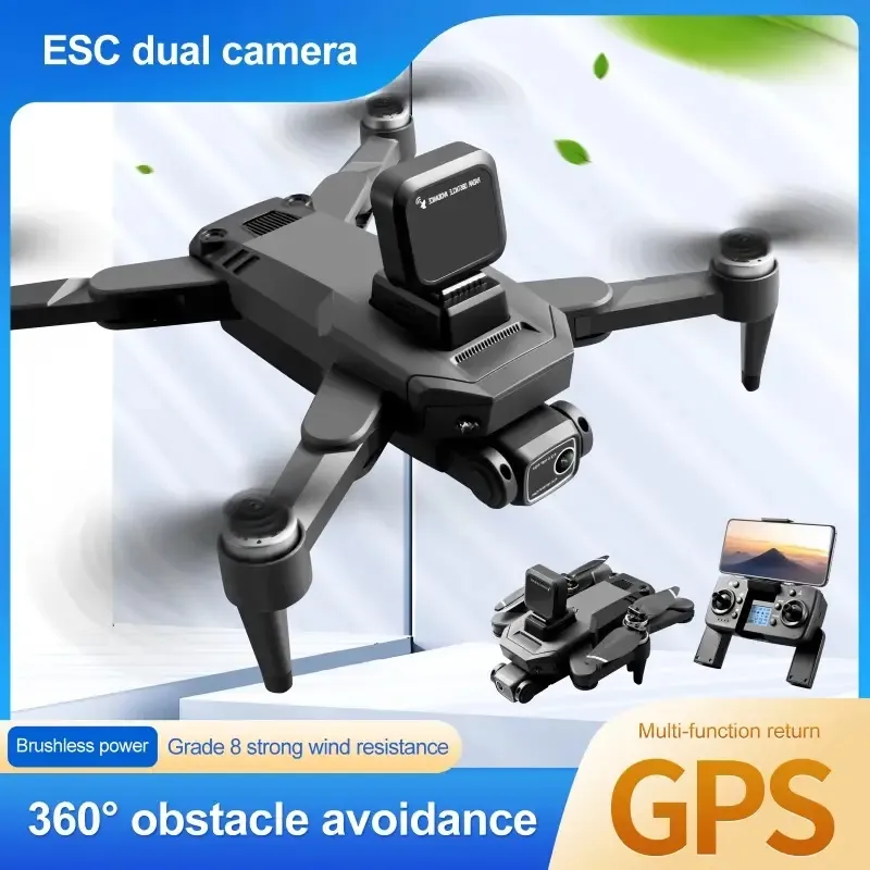 KXMG Nieuwe S109 Drone Gps HD Profesional HD Camera Obstakel vermijden Luchtfotografie Borstelloze opvouwbare Quadcopter 3937.01 inch Rc Drone Speelgoed UAV