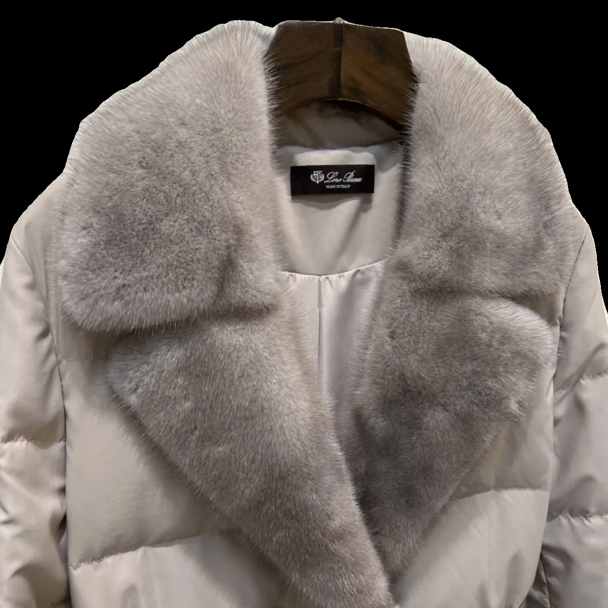 Damenmäntel Winter Loro Weiße Gänsedaunen Elegante warme schlanke Mäntel piana