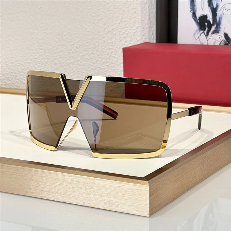 Premium Rectangle Sunglasses: Retro Metal Frame, CR-39 Lens  display picture 1