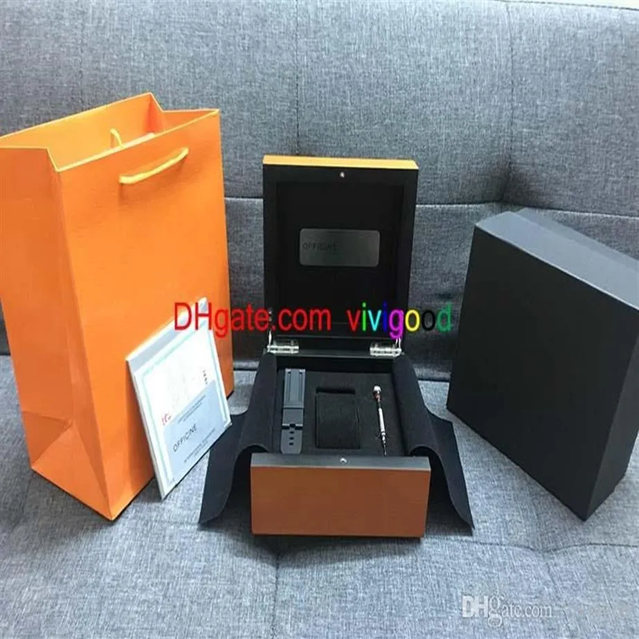 Proveedor de fábrica de alta calidad para hombre entero para caja de reloj PAM caja de relojes interior de madera exterior para hombre cajas de relojes de pulsera 211M