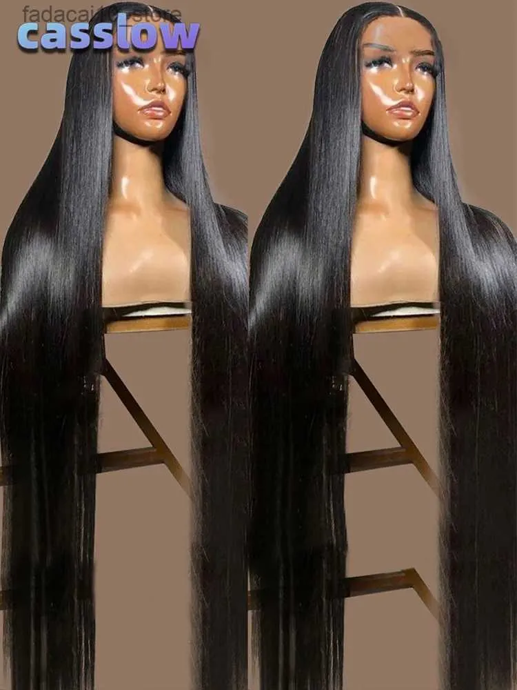 Synthetic Wigs 13x4 Hd Lace Frontal Wigs Human Hair Glueless Wig Ready To Wear And Go 4x4 Straight Lace Front Closure Wig For Women Preplucked Q240115