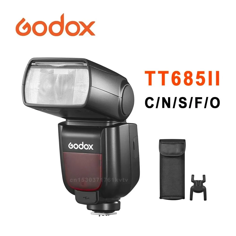 Accessoires Godox Tt685ii Ttl HSS Kamera Flash Speedlite Tt685iic Tt685iin Tt685iis Tt685iif Tt685o für Canon Nikon Sony Fuji Olympuskamera