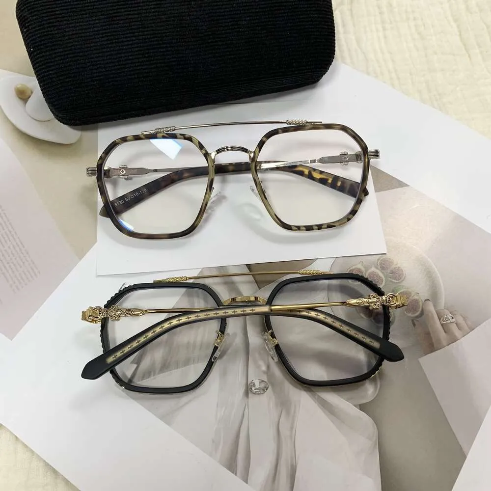 2024 Luksusowe projektant okulary przeciwsłoneczne dla kobiet Chromy okulary Ramki Męskie Nowy spektakl czarny moda Myopia serdeczne okulę ramy unisex okulary ZMO7