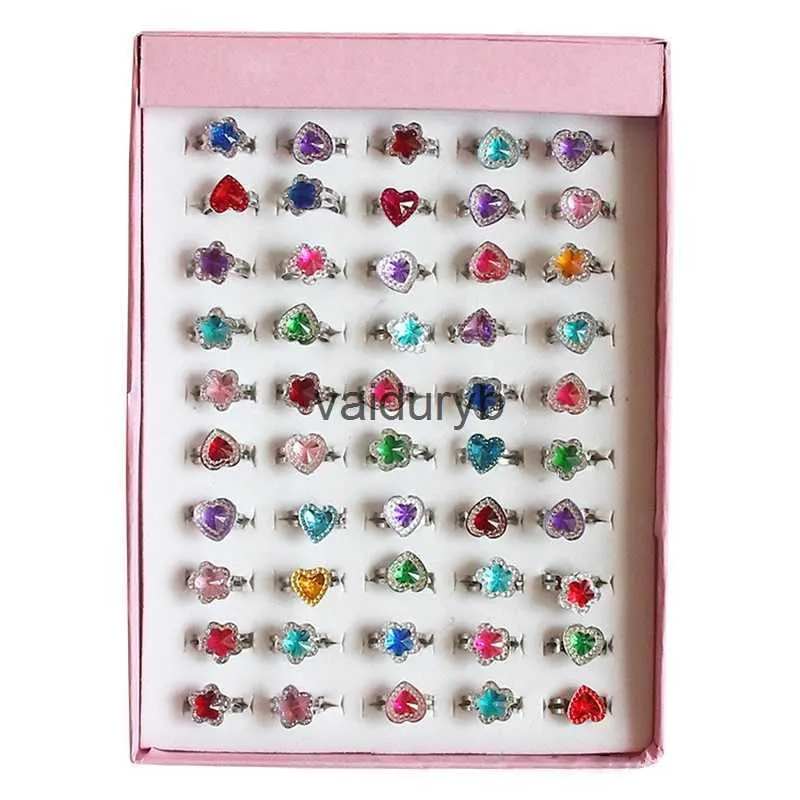 Beauty Fashion 10pcs Ldren Toys Rings Up Pray Play Play Joundlery Creative Princess Box Decor Rings for Girls Finger Ringsvaiduryb