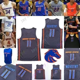 Boise State Broncos Basketball Jersey NCAA College Derrick Alston Justinian Jessup RJ Williams Abu Kigab Hobbs Hutchison Emmanuel Akot Doutr