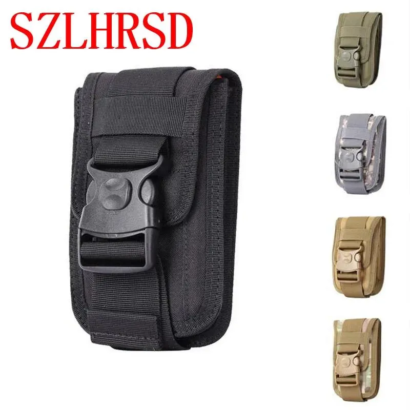 Fall Militär Tactical Holster Hip Belt Bag Wave Telefonfodral för DooGee V31GT V30T 5G V20 Pro S110 Telefonsportväskor