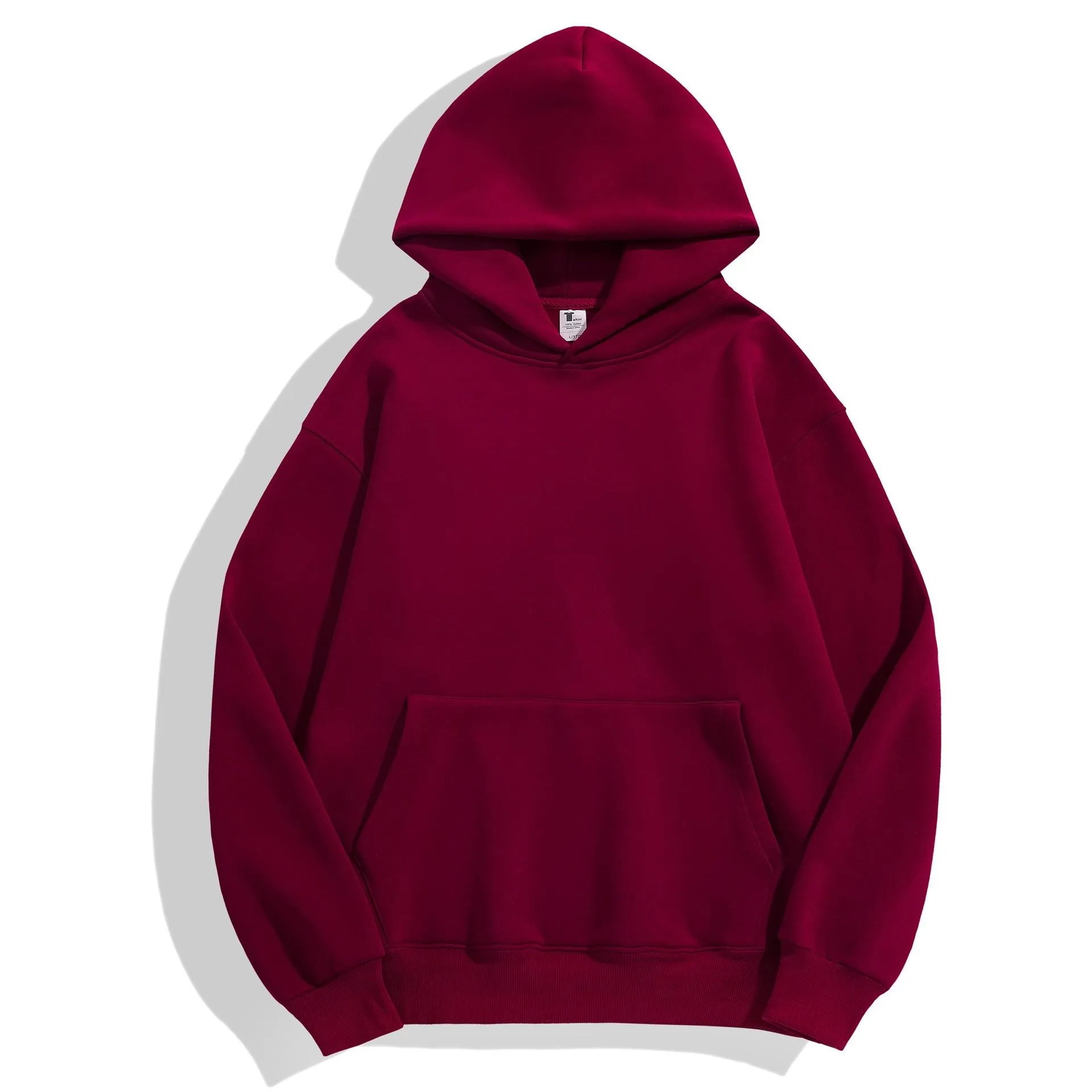 Mens Hoodies Sweatshirts Sonbahar 500g Hooded ve Polar Hoodie Özel Erkek Retro Çift İş Giysileri Baskılı Logo Bırak Teslimat