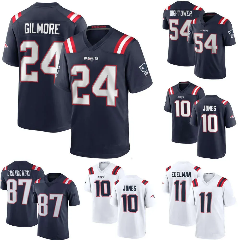 Piłka nożna Nowa''englands''patriots''Custom 12 Tom Brady 87 Rob Gronkowski 10 Jones 1 Devante Parker 9 Matthew Judon 37 Damien Harri