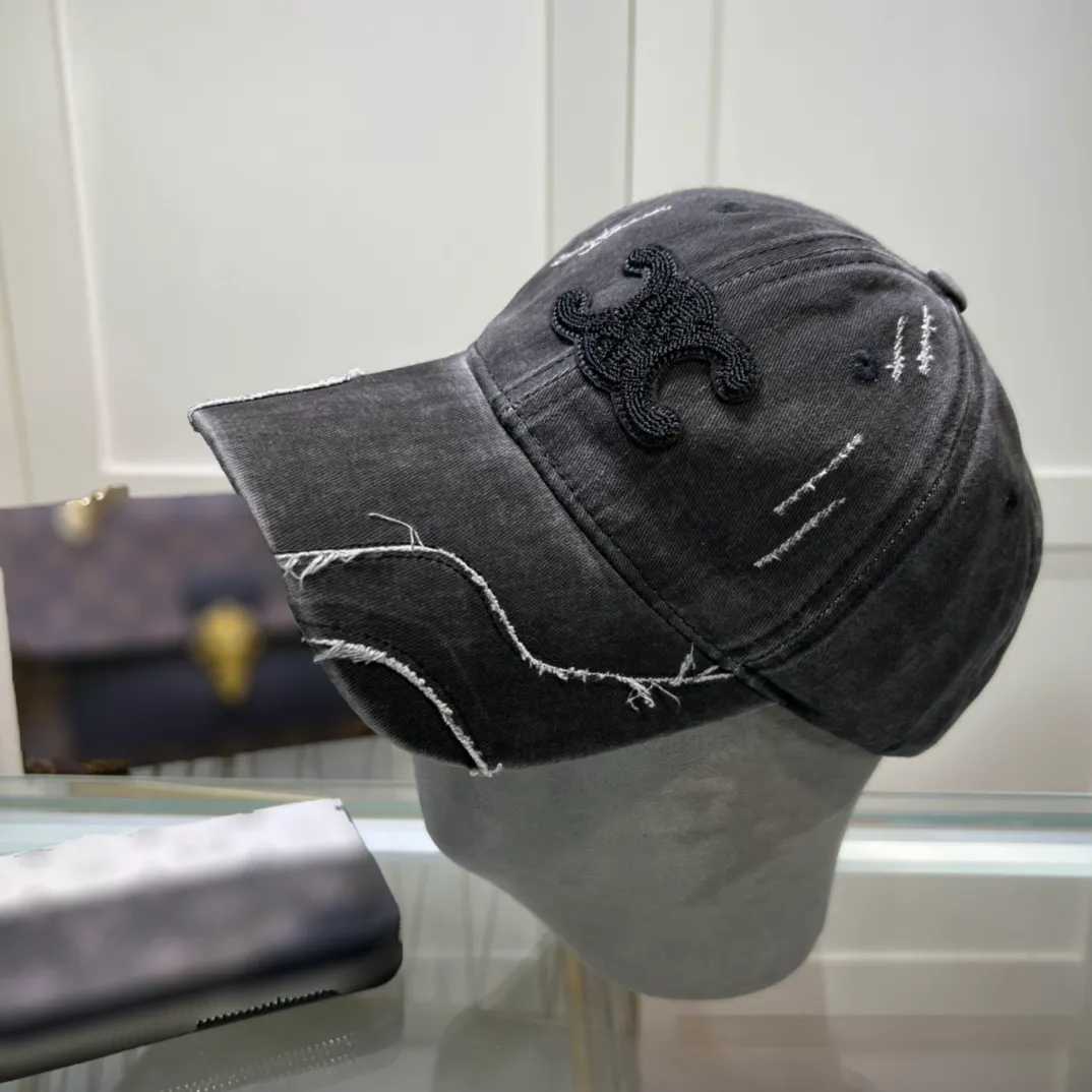 Vintage Washed Baseball Cap - 100% Cotton Adjustable Dad Hat For Men & Women, Distressed Style - View #4