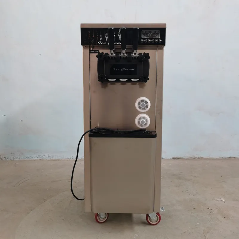 Machine de fabrication de crème glacée dure verticale italienne, congélateur par lots approuvé CE