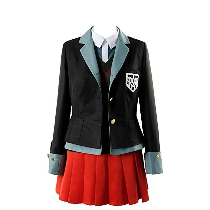 Danganronpa V3 Killing Harmony Yumeno Himiko Cosplay Kostuum Halloween Pak Schooluniform Outfit202r