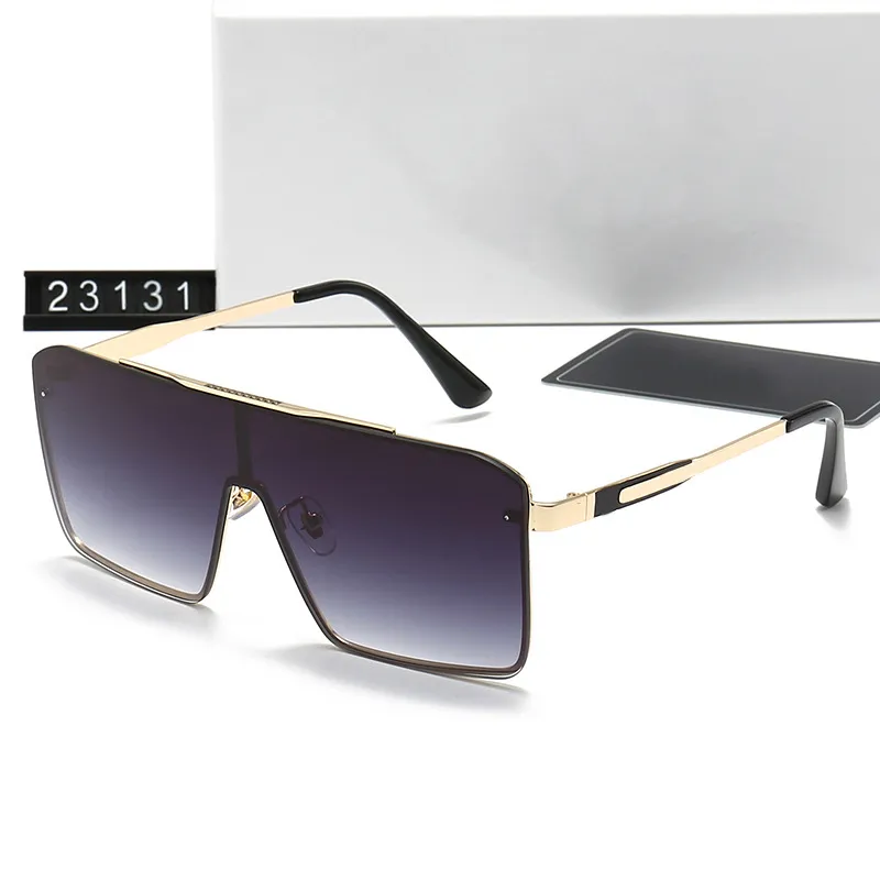 Unisex Big Square Frame Sunglasses with Photochromic PC  display picture 3
