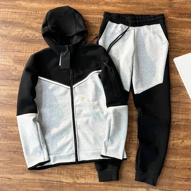 Cozy Unisex Tech Fleece 3-Piece Sports Jacket & Jogger Set