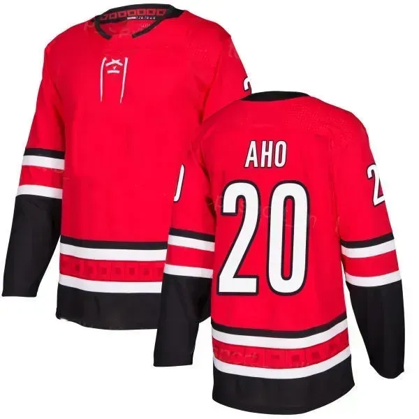 Anpassade herrkvinnor Youth Hockey Jersey Carolina Seth Jarvis Jaccob Slavin Jesperi Kotkaniemi Martin Necas Stefan Noesen Brady Teravainen Hurricanes Micha