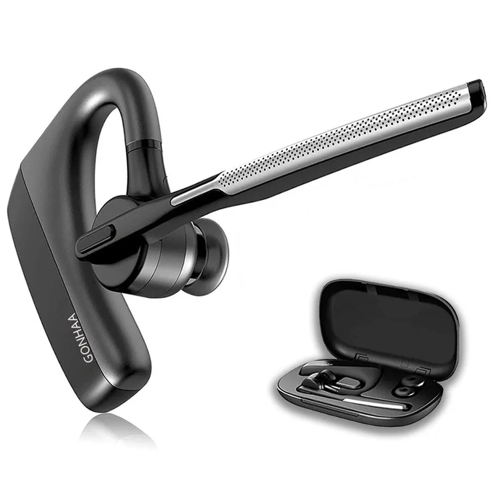 Hoofdtelefoon Bluetooth-oortelefoon Draadloze hoofdtelefoon HD-hoofdtelefoon met CVC8.0 dubbele microfoon Ruisonderdrukkingsfunctie Geschikt voor smartphones