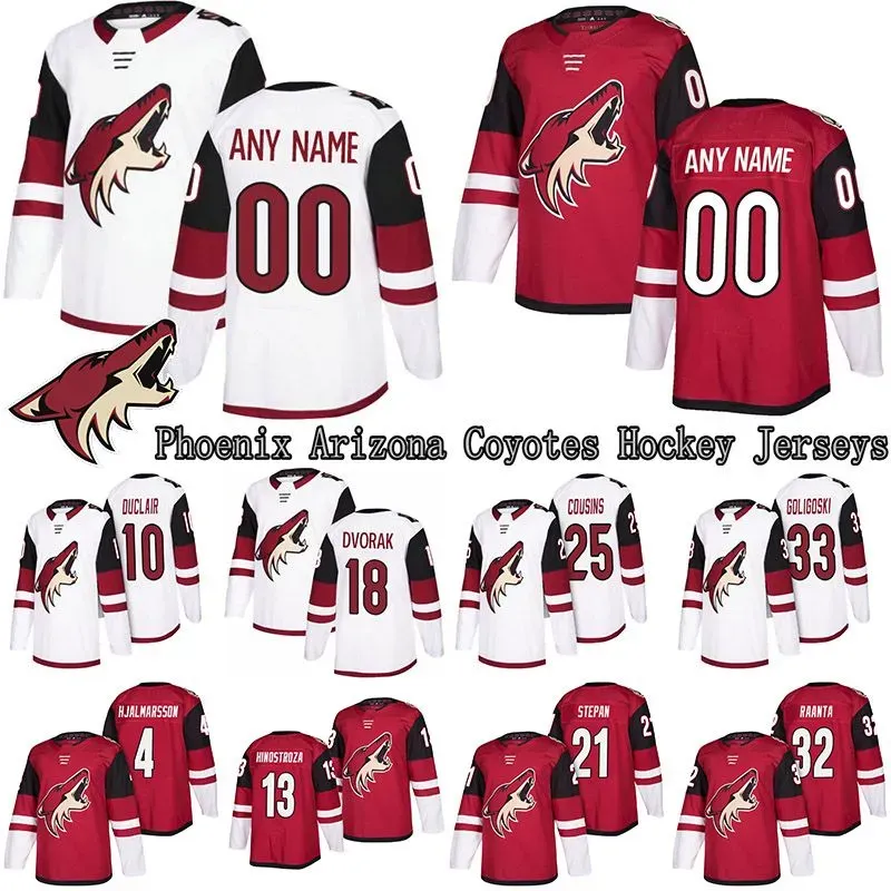 Maglia personalizzata da uomo donna giovanile Phoenix Arizona Coyotes 23 Oliver Ekman-Larsson 81 Phil Kessel 16 Max Domi Personalizza qualsiasi nome Qualsiasi numero Maglie da hockey